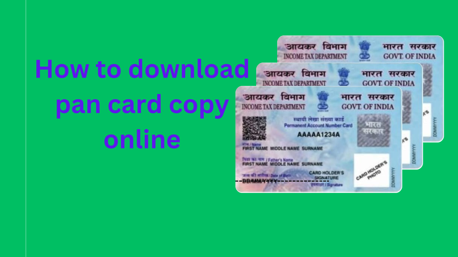 How to download pan card copy